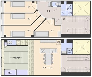 ベンテンシェアハウスの物件間取画像